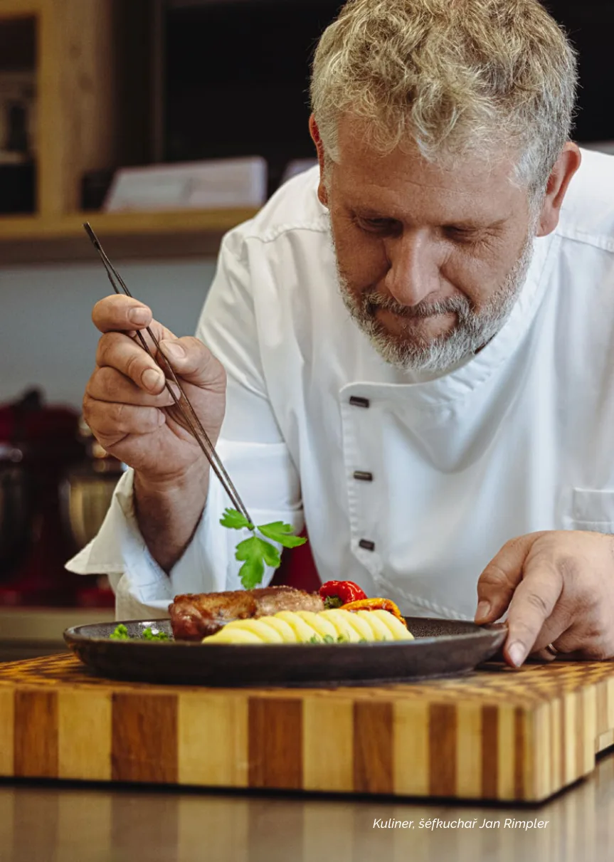 Kuliner, šéfkuchař Jan Rimpler